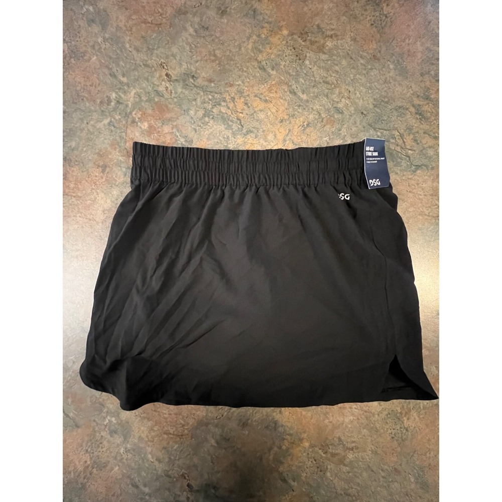 DSG Mid-Rise Stretch Skort - Size S - Black - Womens Athletic‎ Wear